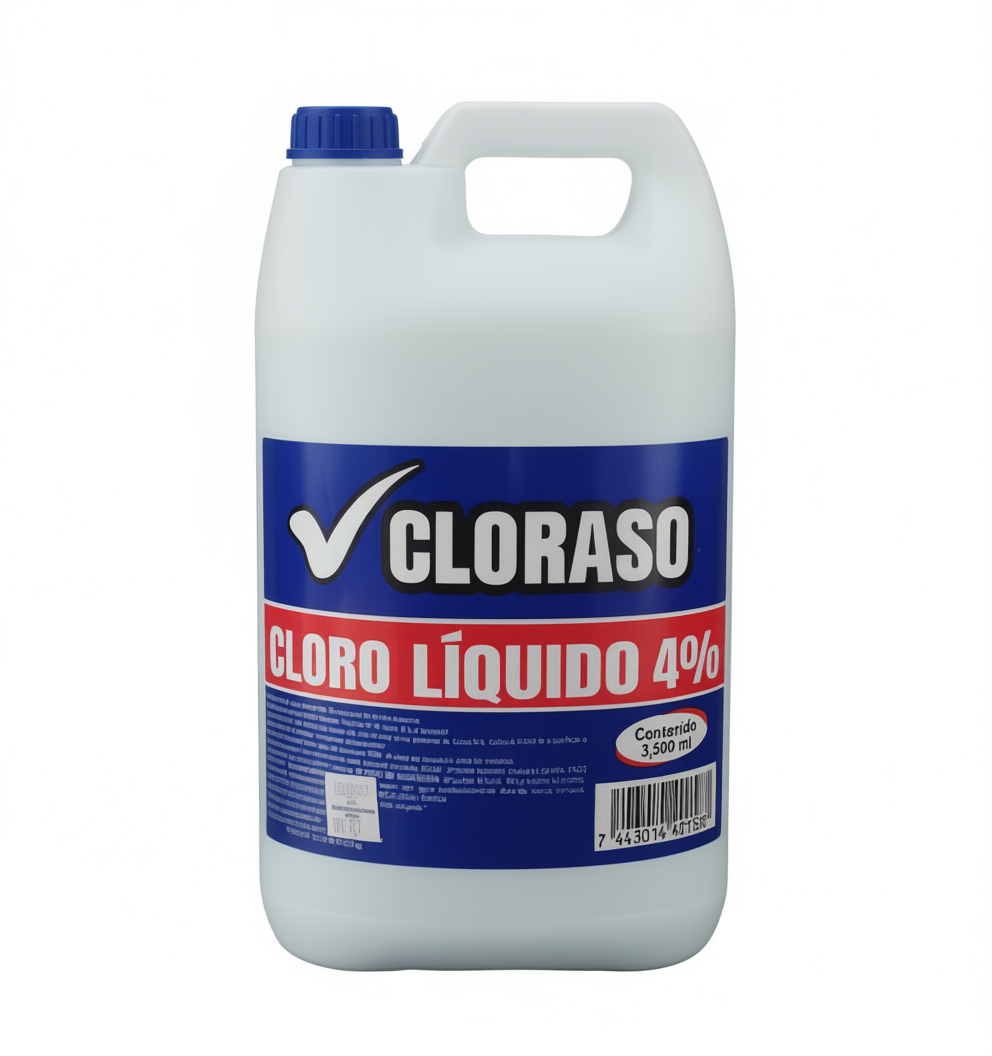 Cloro Cloraso 4% Galón