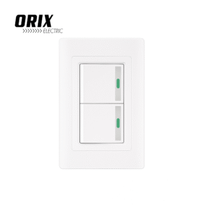 Interruptor Doble De Lujo Orix