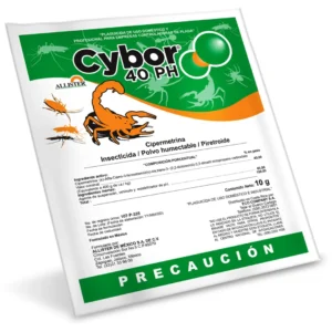 Insecticida Cybor 40Ph Cipermetrina 10 Gramos