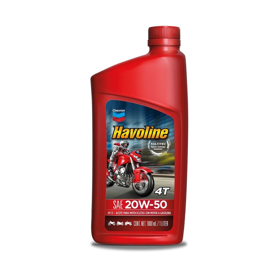 Aceite Havoline 4T 20W50 API SL 1LT