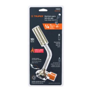 Mechero p/lata de gas de 1/4 de vuelta, TRUPER