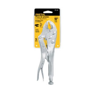 Pinza de presión 10" mordaza curva, Pretul