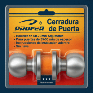 Cerradura PROFER S/LLave Bola Cromo