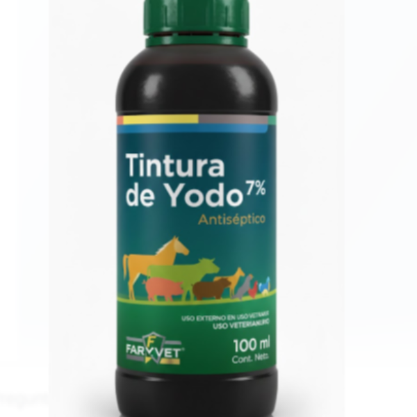 Tintura de Yodo 7% 100 ml FARYVET