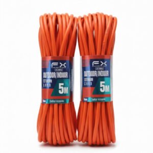 Extensión Eléctrica 5 M Naranja