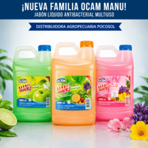🧴✨ OCAM MANU – Jabón Líquido Antibacterial Multiuso