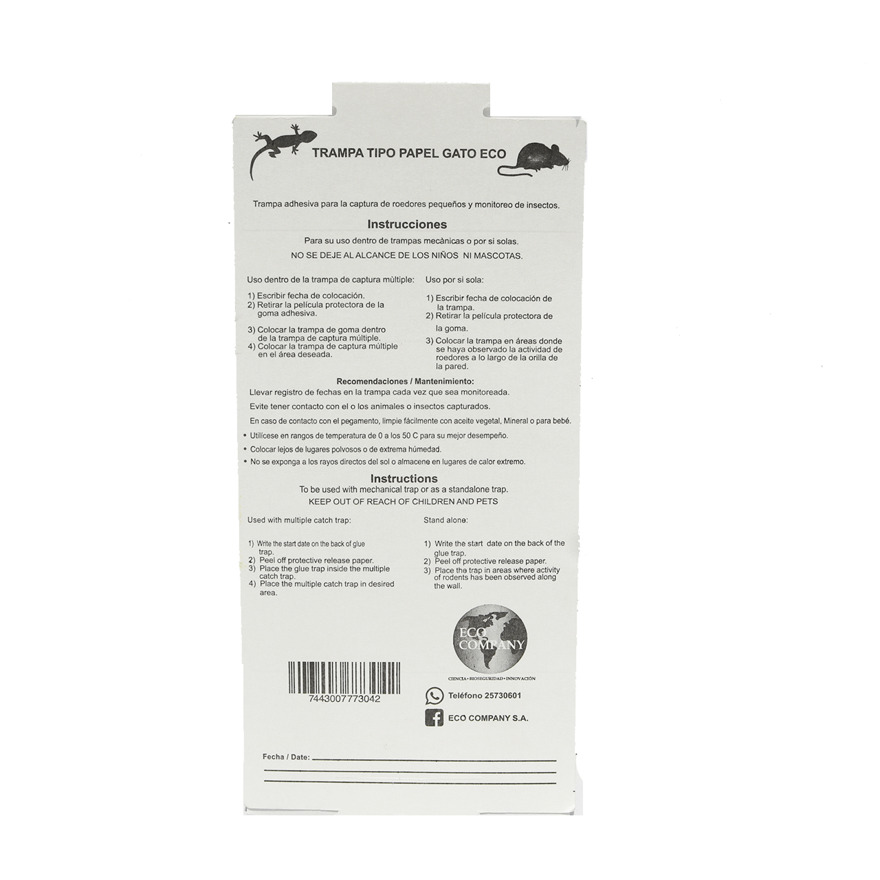 Trampa Papel Gato Eco